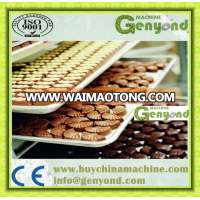 China complete automatic chocolate coating cakes making machine